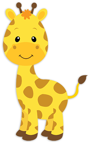 Stickers for Kids: Giraffe happy