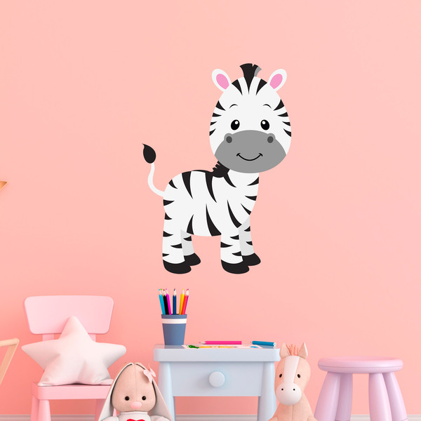 Stickers for Kids: Zebra child