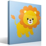 Stickers for Kids: Lion happy 4