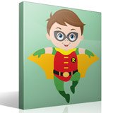 Stickers for Kids: Robin flying 4