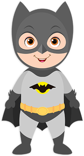 Stickers for Kids: Kids wall sticker Dark Knight