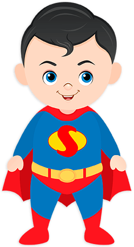 Stickers for Kids: Superman Baby