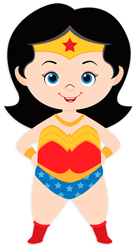 Stickers for Kids: Wonder Woman