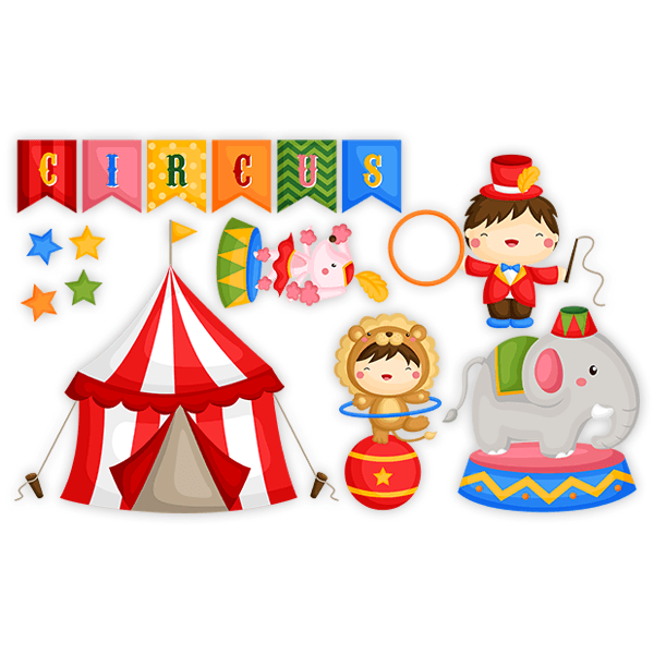 Stickers for Kids: World Circus Kit
