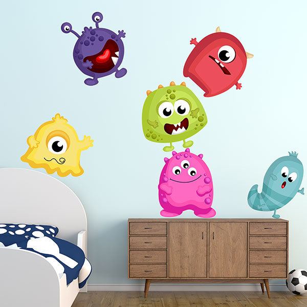 Stickers for Kids: Monster Kit