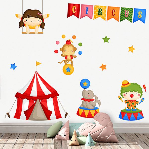 Stickers for Kids: Circus Jugglers Kit 