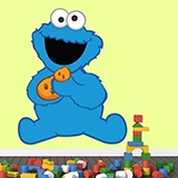 Stickers for Kids: Cookie Monster 3