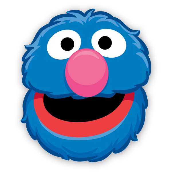 Stickers for Kids: Grover head