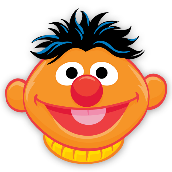 Stickers for Kids: Head of Ernie