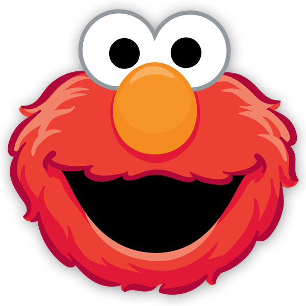 Stickers for Kids: Elmo's head