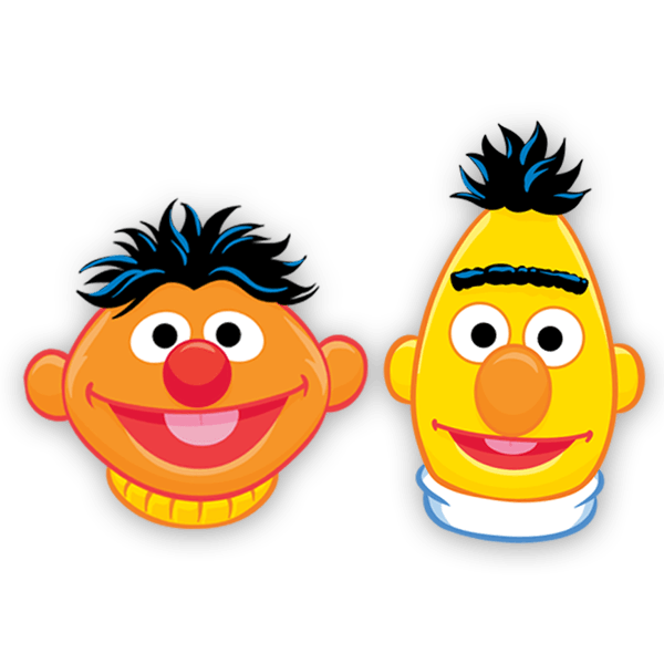 Stickers for Kids: Ernie and Bert