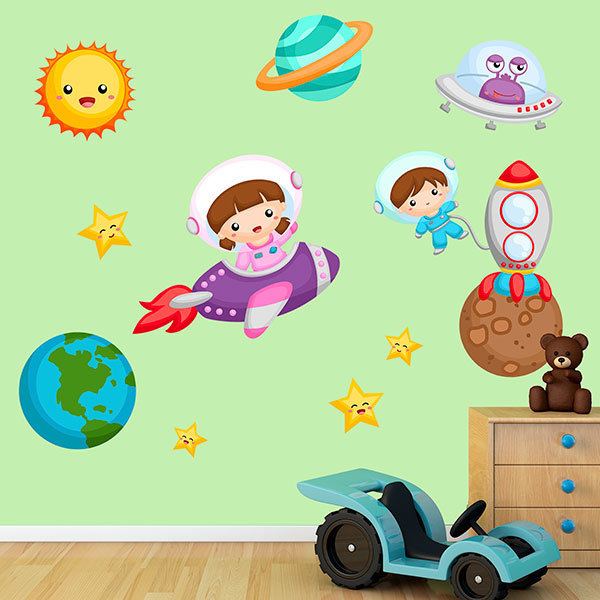 Stickers for Kids: Kit exploring the universe