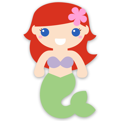 Stickers for Kids: The Little Mermaid