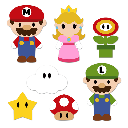 Stickers for Kids: Kit Mario Bros