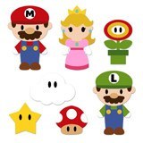 Stickers for Kids: Kit Mario Bros 6
