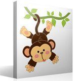 Stickers for Kids: Monkey hung on the vine 4