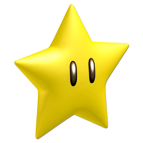 Stickers for Kids: Starman of Mario Bros