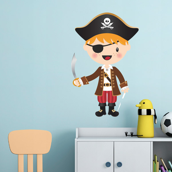 Stickers for Kids: The little sabre pirate