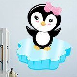 Stickers for Kids: Penguin on ice 3