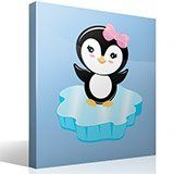 Stickers for Kids: Penguin on ice 4