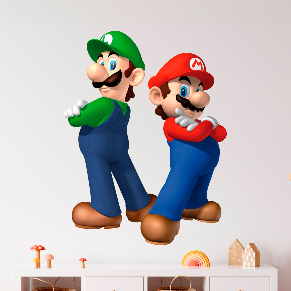Stickers for Kids: Super Mario and Luigi