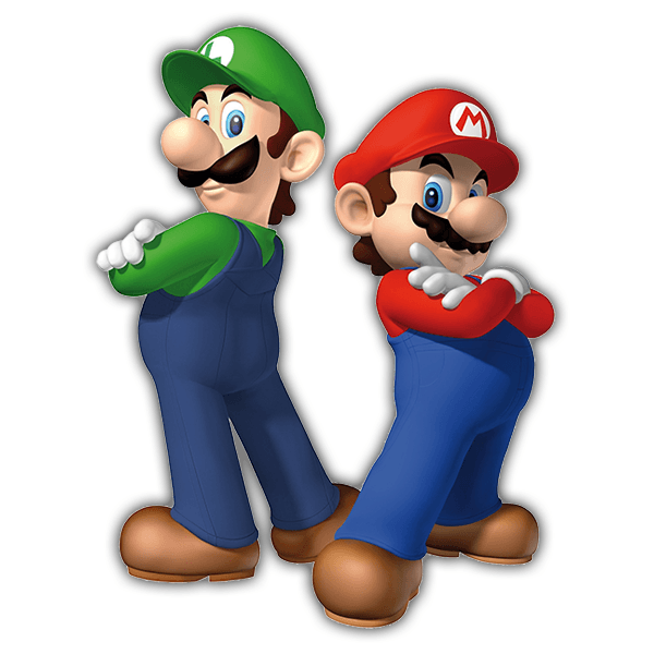 Stickers for Kids: Super Mario and Luigi