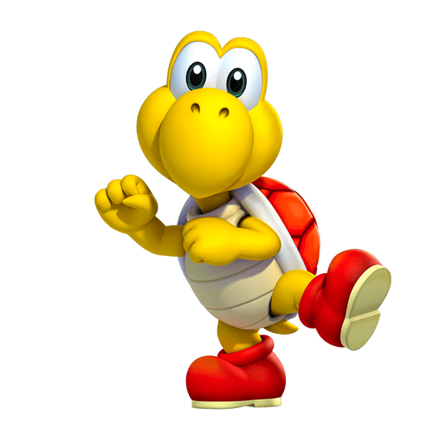 Stickers for Kids: Koopa Red