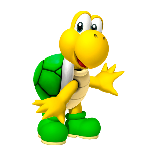 Stickers for Kids: Koopa Green