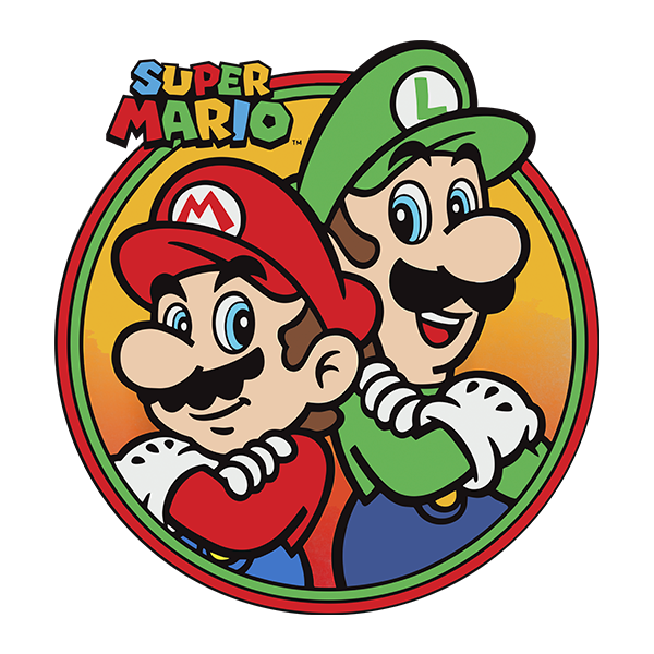 Stickers for Kids: Mario & Luigi Team Bros