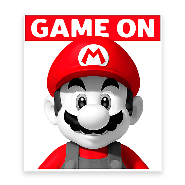 Stickers for Kids: Mario Bros Game On