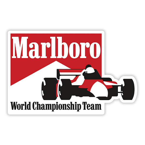 Car & Motorbike Stickers: Marlboro Championship Team
