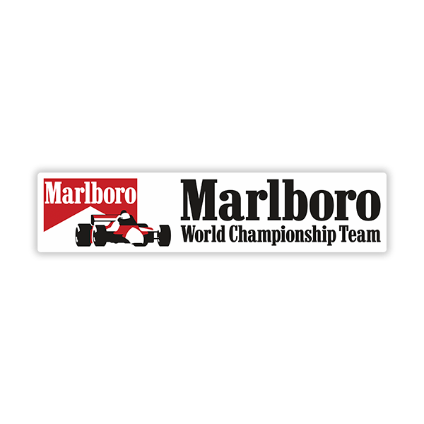 Car & Motorbike Stickers: Marlboro F1