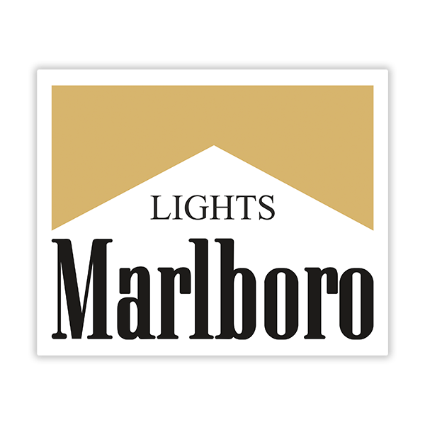 Car & Motorbike Stickers: Marlboro Lights