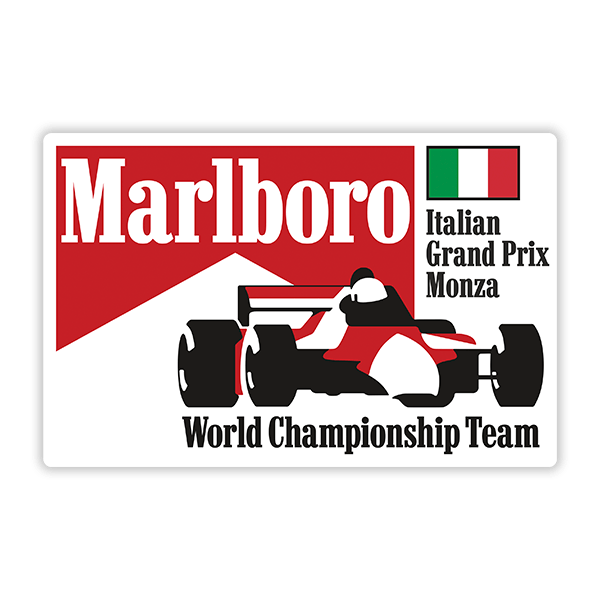 Car & Motorbike Stickers: Marlboro Italian Grand Prix Monza