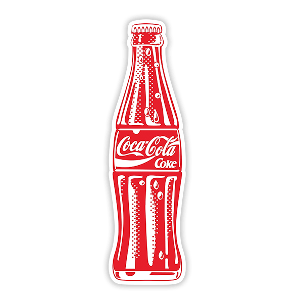 Car & Motorbike Stickers: Coca Cola Refreshing Bottle