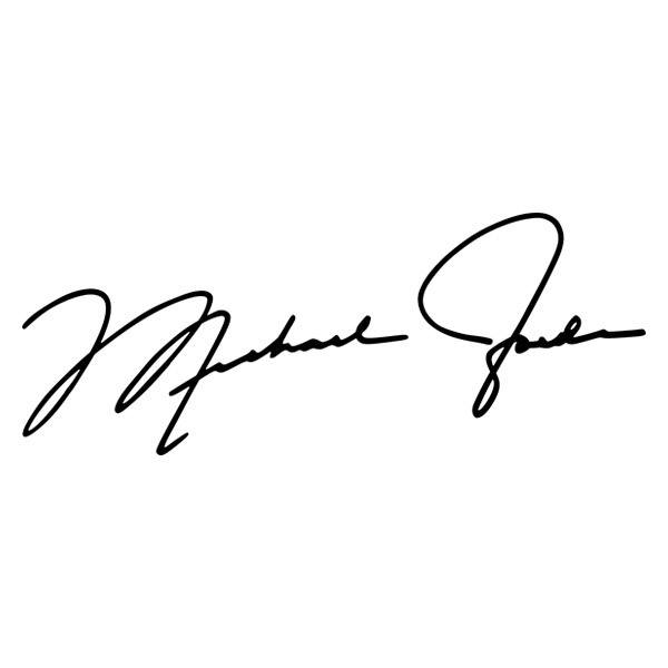 Wall Stickers: Autograph of Michael Jordan
