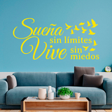 Wall Stickers: Dream without Limits Live without Fear 2