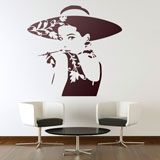 Wall Stickers: Actress Audrey Hepburn  2