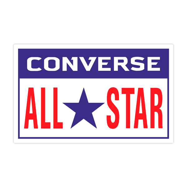 Car & Motorbike Stickers: Converse All Star