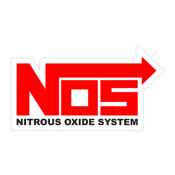 Car & Motorbike Stickers: NOS Nitrous Oxide System