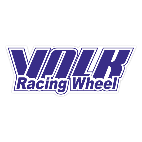 Car & Motorbike Stickers: Volk Racing Wheel