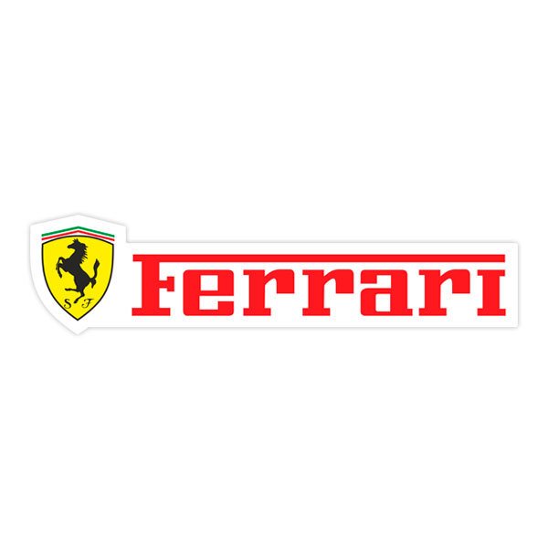 Car & Motorbike Stickers: Ferrari Team 