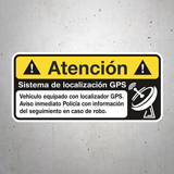 Car & Motorbike Stickers: Atención GPS 3