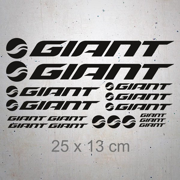 Car & Motorbike Stickers: Set 17X Giant