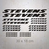 Car & Motorbike Stickers: Set 19X Stevens 2