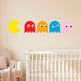 Wall Stickers: Pac-Man and 4 Ghosts 10