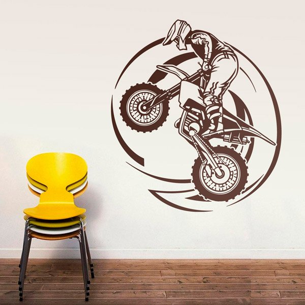 Wall Stickers: Motocross Acrobatics
