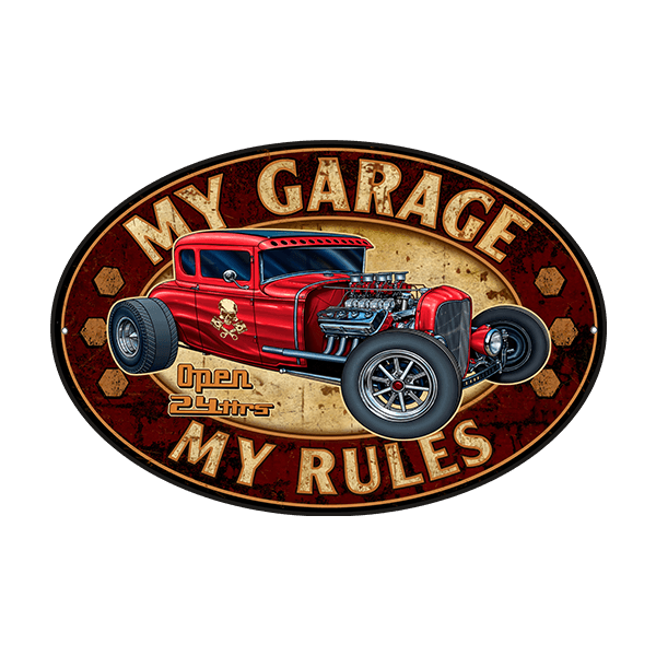 Wall Stickers: My Garage my Rules II