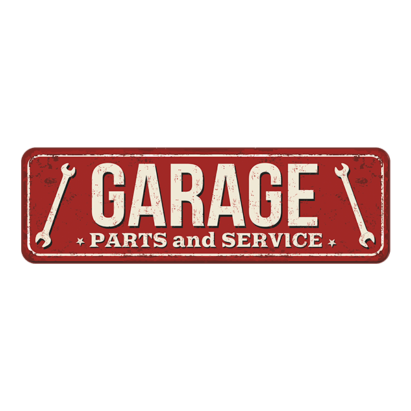 Wall Stickers: Garage Parts and Service