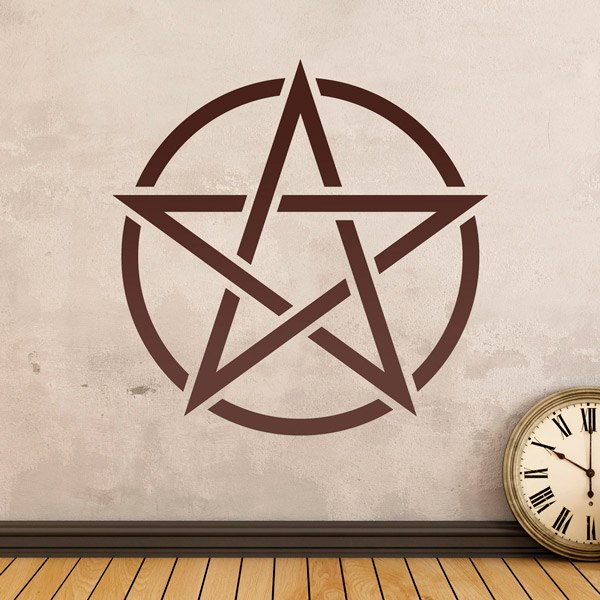 Wall Stickers: Satanic Star